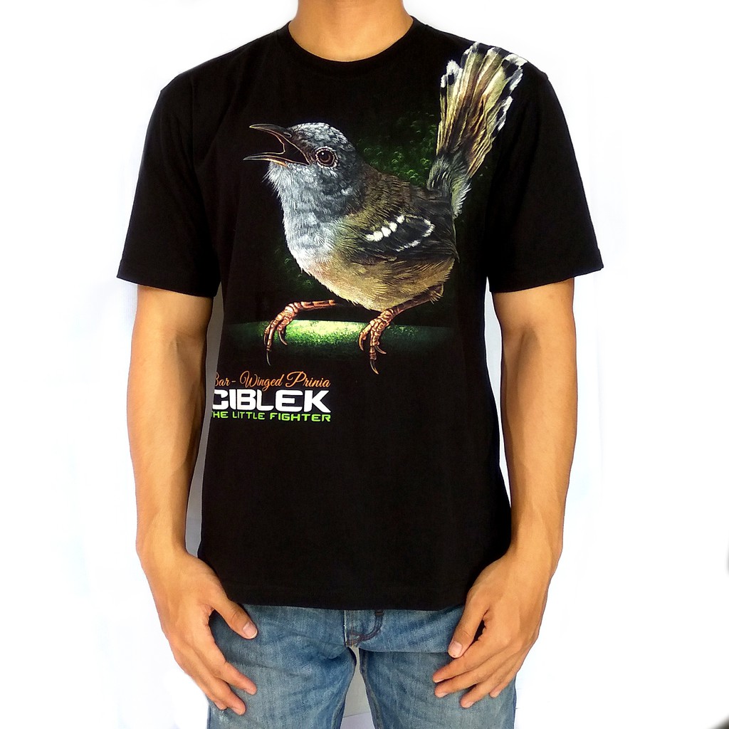 Kaos Kicau Kaos Burung Ciblek  Ciblek Bawara Kaos Kaos Pria