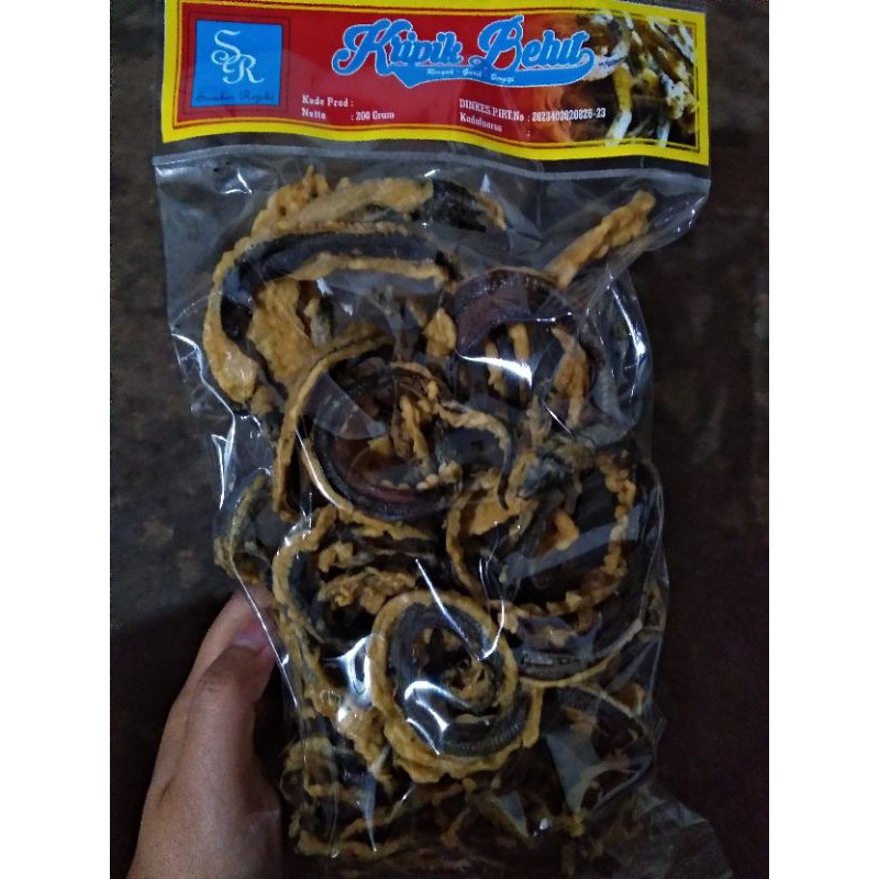 

Keripik Belut Tepung Tipis Gurih Renyah Khas Jogja 200gr