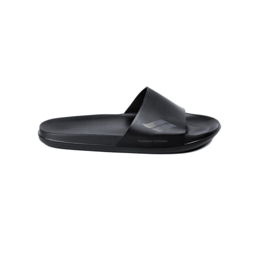 Sandal EVA Ringan Slop Jepit Santai Simple Pria Men Sendal Footwear | RETRO 0.1 BLACK | FORIND FSTP