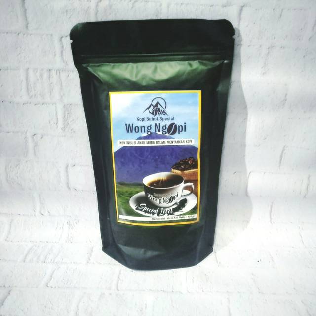 

Kopi Bubuk Spesial WONG NGOPI 400gr