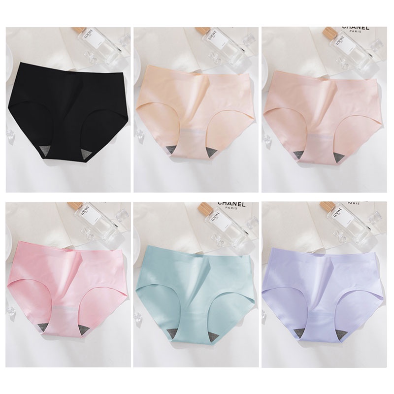 Celana Dalam Wanita Seamless CD Premium Fashion Es Sutra CD Pkaian Dalam Grosir 810