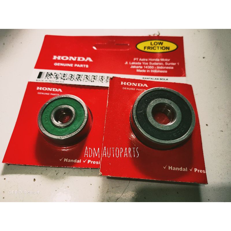 SEPASANG BEARING RODA DEPAN 6301 RS CB150R CBR150R TIGER MEGA PRO MONO