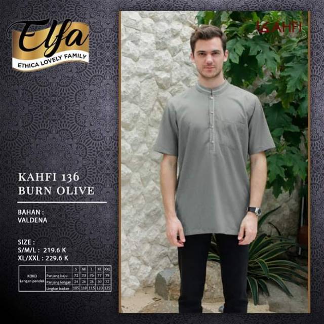 Ethica Koko Dewasa Pendek Couple 99 Burn Olive