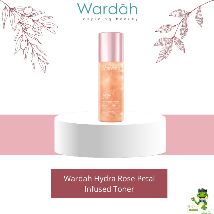 ❣️Rakkistore99❣️Wardah Hydra Rose Petal Infused Toner 100ml (100% Original)