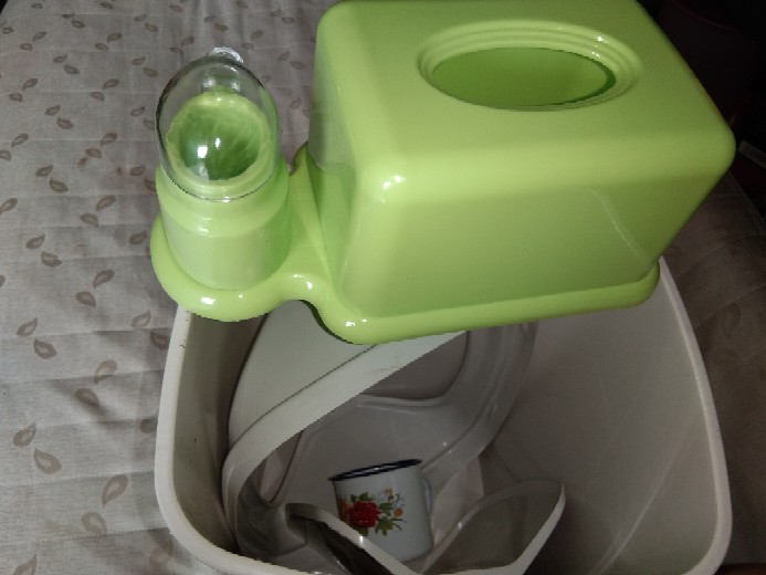 Tempat Sampah Tutup Goyang,print Rose/shaby / Ester Size 5l Dan 10l, 15l