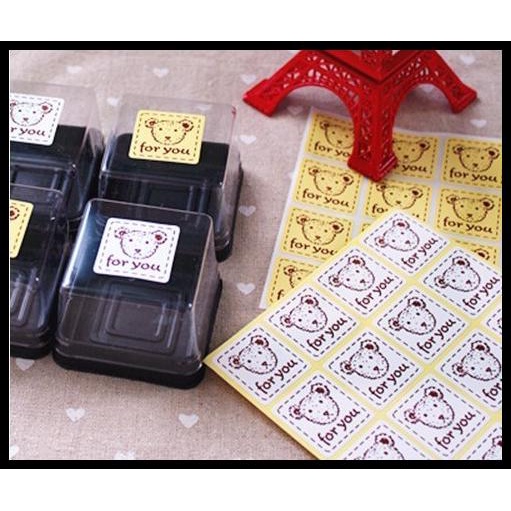 

Sticker Tempelan Stiker Design Boneka Packaging Perekat Stationery