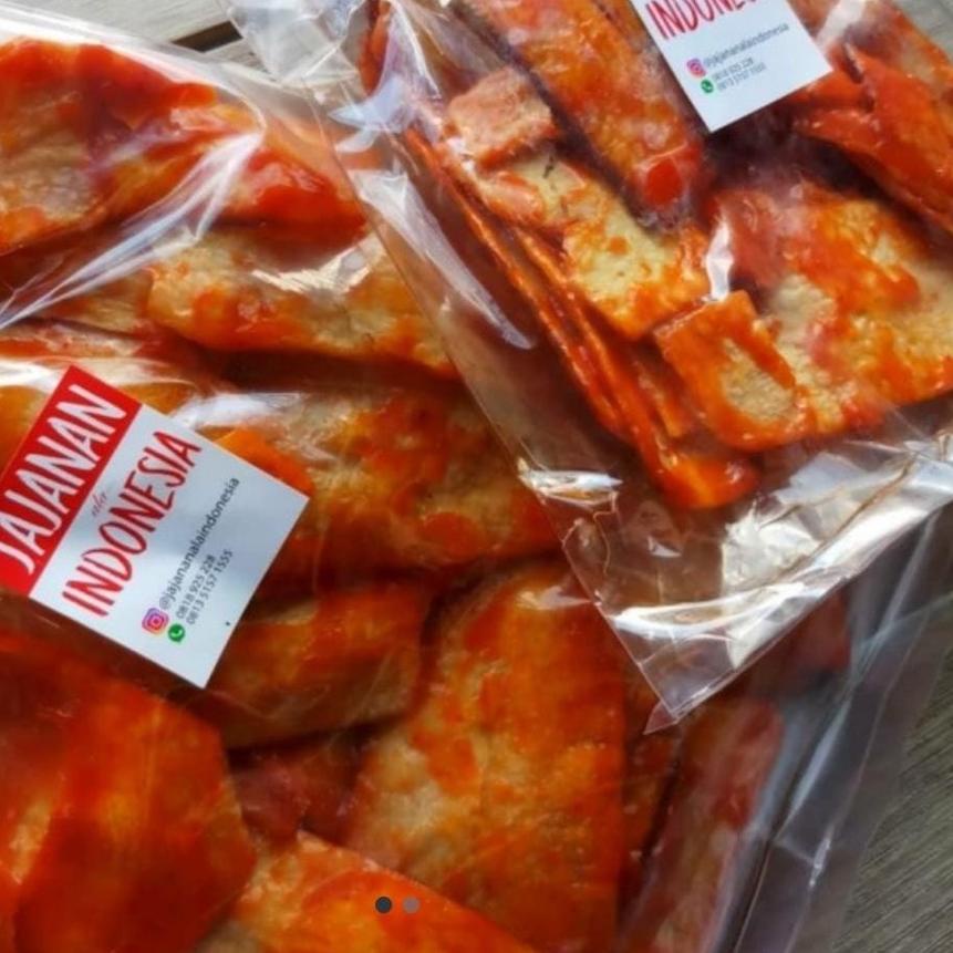 

Star Keripik Balado Panjang 500gr / Keripik Balado Padang Christine Hakim !!!