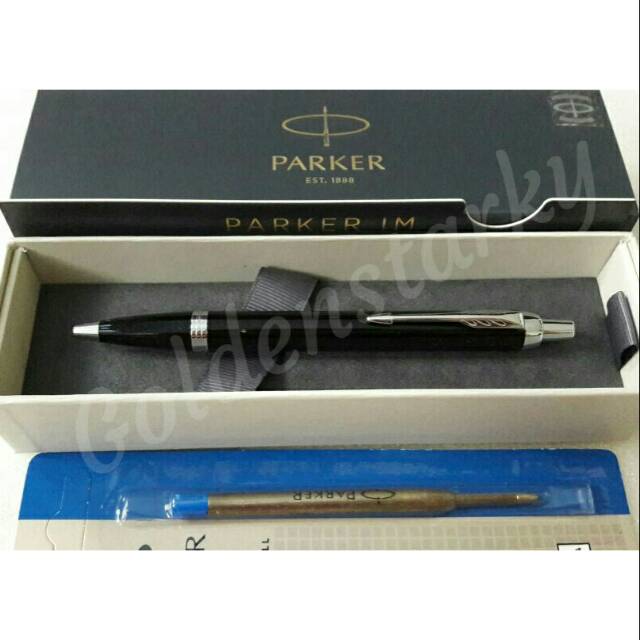 

Paket 1 Klik: 1pcs Parker IM Black CT Ballpoint + 1pcs Refill Ballpoint