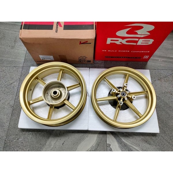 Readyy velg vrossi Aerox vrossi model rcb velk pelek ring Aerox velg aerox ban aerox Stok Terbatass