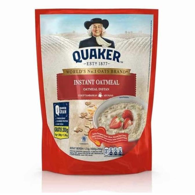 

Big Sale Quaker Oat Oatmeal 1.2kg Big Sale