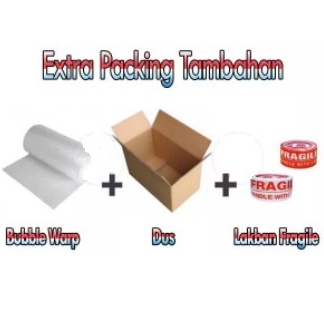 Kardus Dan Bubble Wrap Untuk Tambahan Packing Agar lebih aman