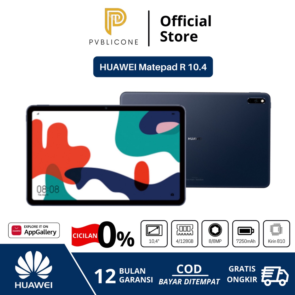 HUAWEI MatePad R 10.4 Inch [4/128]GB RAM 4GB ROM 128GB Garansi Resmi
