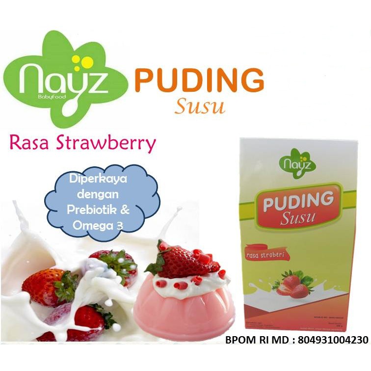 NAYZ Puding Susu untuk Bayi 200gram | Baby Pudding | Baby Food | Camilan Bayi