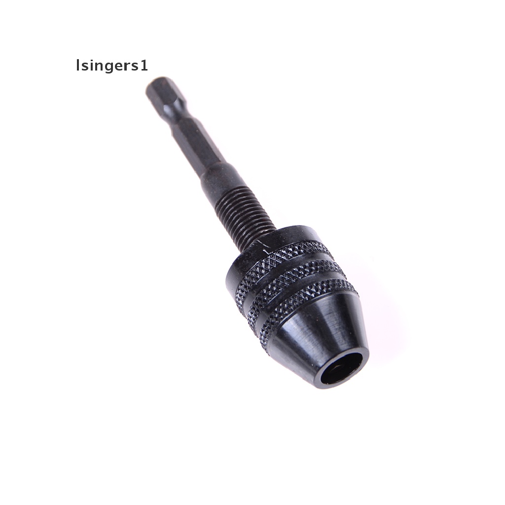 (lsingers1) Adaptor Mata Bor Chuck Hex Shank 0.3-6.5mm Bits