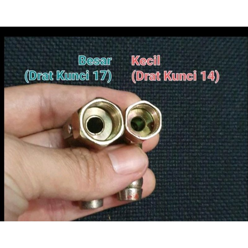 Sambungan Pipa kompor sanken Original - Hose end komppr sanken original