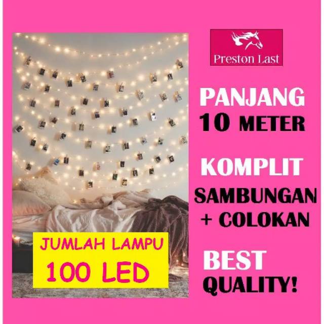 Lampu Tumbler panjang 10M 100LED