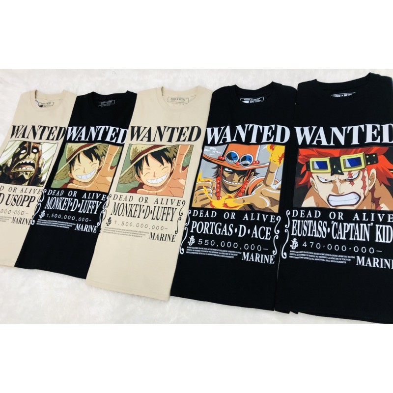 Kaos Asce Wanted One Piece Bounty