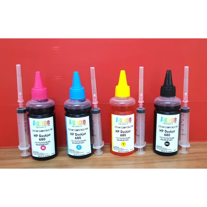 Tinta refill Cartridge HP 680 Color untuk printer HP DESKJET
