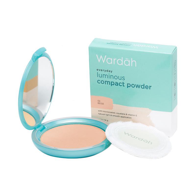 ❤ BELIA ❤ Wardah Everyday Luminous Series | Face Powder | Creamy Foundation | Compact Powder BPOM