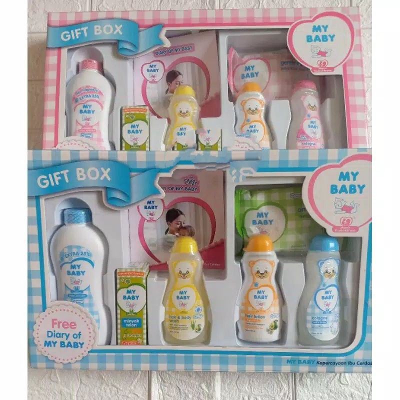 MY BABY PAKET PERLENGKAPAN MANDI BAYI - paket kado bayi - sabun bayi