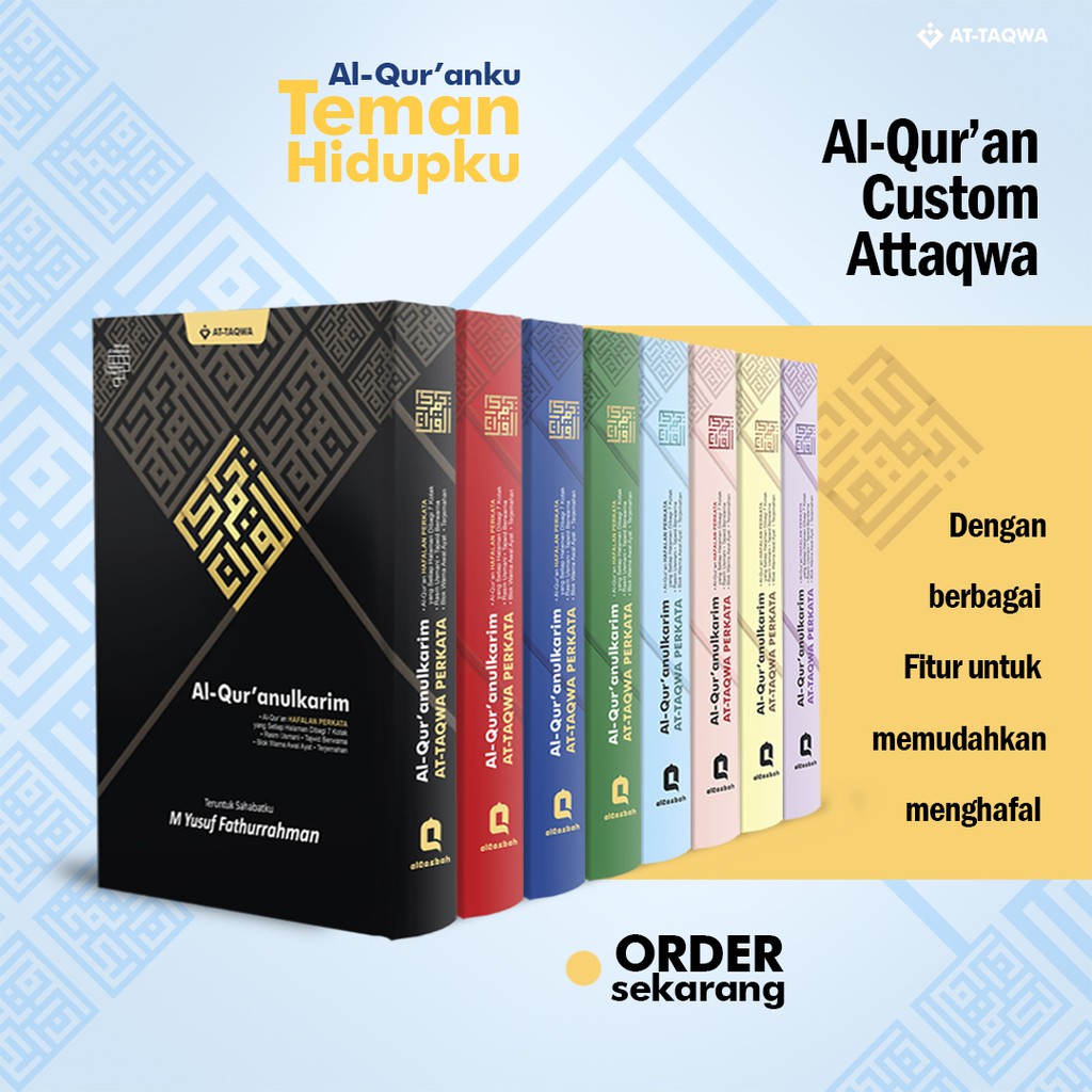 AL QURAN CUSTOM NAMA ATTAQWA NEW MILLENIAL ALQURAN HAFALAN PERKATA A4 GRATIS CUSTOM NAMA