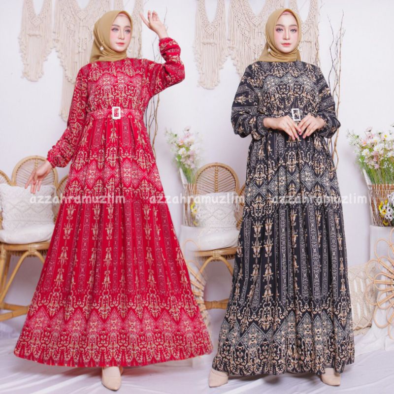 Ania 8 - Gamis Ania LD110 FREE BELT / Gamis monalisa Sultan Busui / Ania 2 / Gamis Ania 2 / R.10 - 236-5936