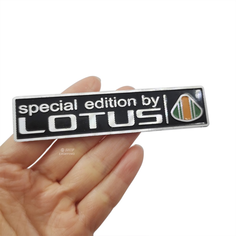 1pc Stiker Emblem Logo LOTUS Bahan Metal Untuk Dekorasi Mobil