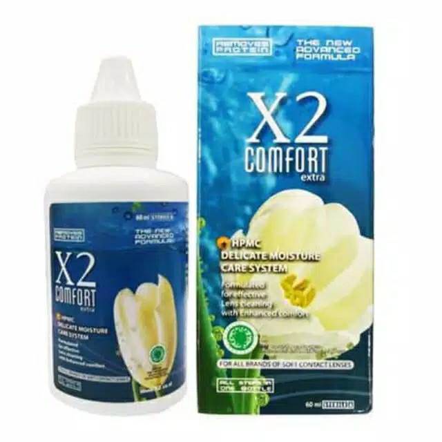 (BISA COD) CAIRAN SOFTLENS X2 COMFORT 60ML / AIR SOFTLENS 60 ML