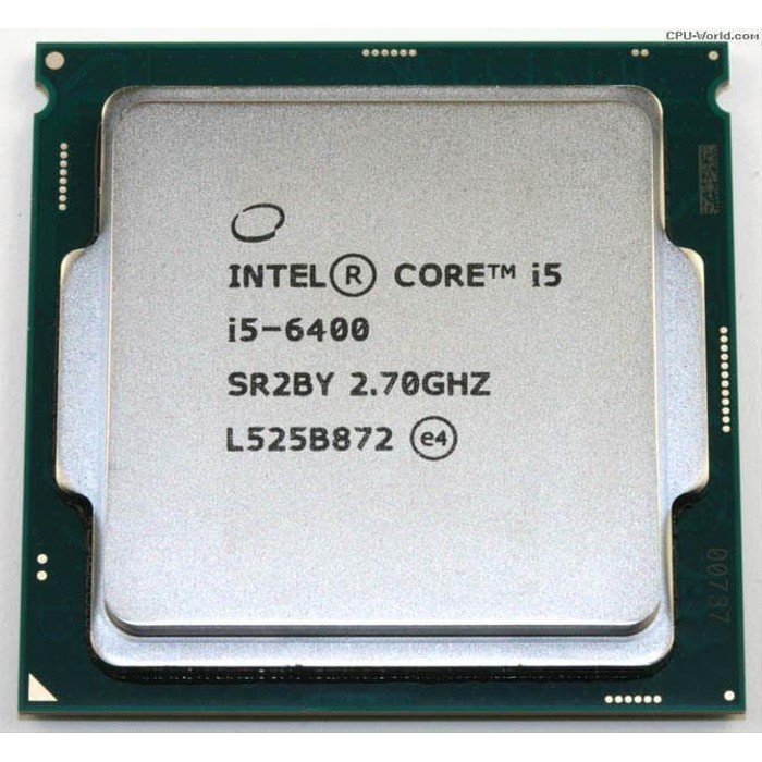 CPU PROCESSOR Intel Core i5-6400 (2.70GHz, 6M Cache) LGA 1151 Tray + FAN