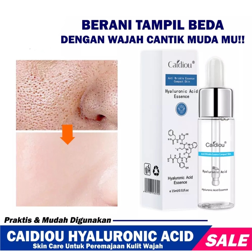 ORI 100% CAIDIOU SERUM PENGECIL PORI-PORI SERUM GLOWING PEMUTIH/SERUM HYALURONIC PORE ESSENCE