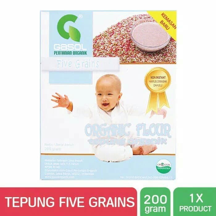 Gasol Tepung Organik 200gr / Makanan MPASI