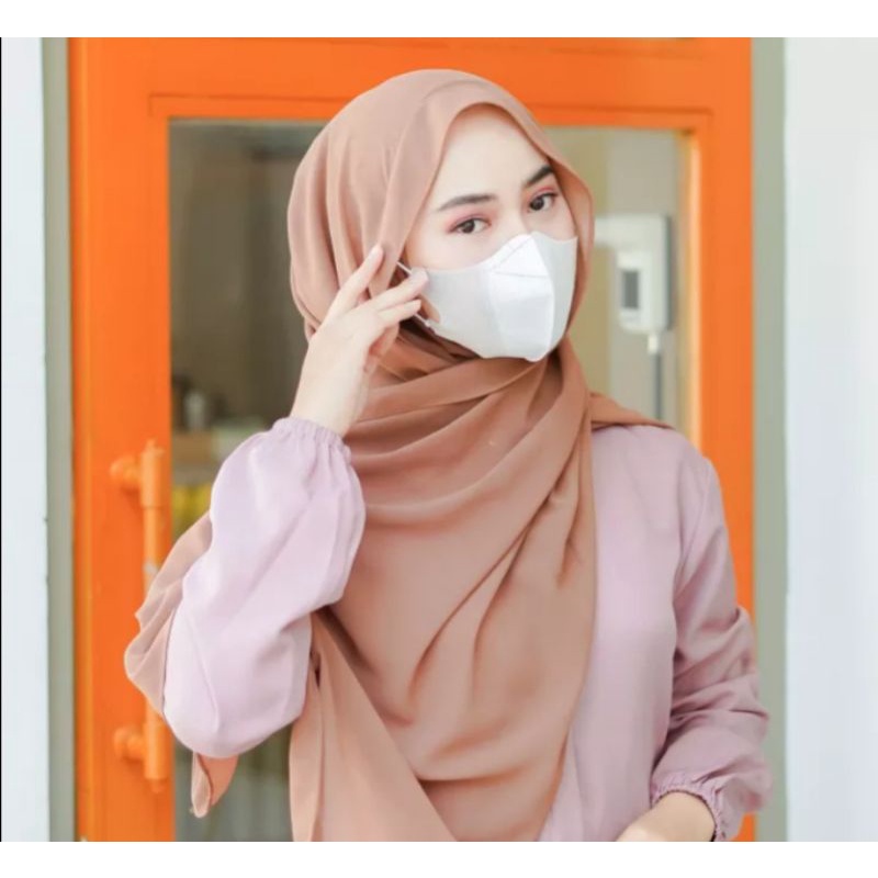 Pashmina new normal/Pashmina masker/Pashmina instan cerutty/Hijab masker akses