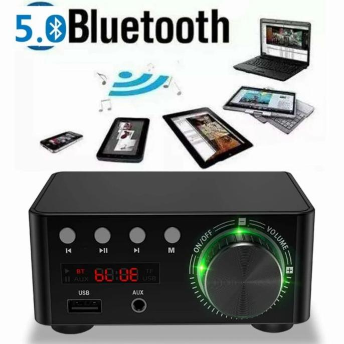 aiwa mini hifi 5.0 Bluetooth amplifier 50w x 2 stereo power audio amp .