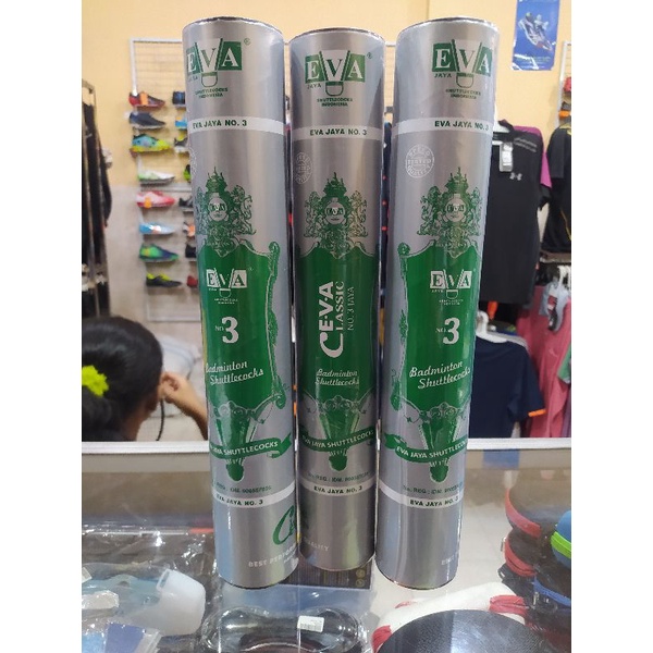 SHUTTLECOCK BADMINTON EVA JAYA SILVER NO3