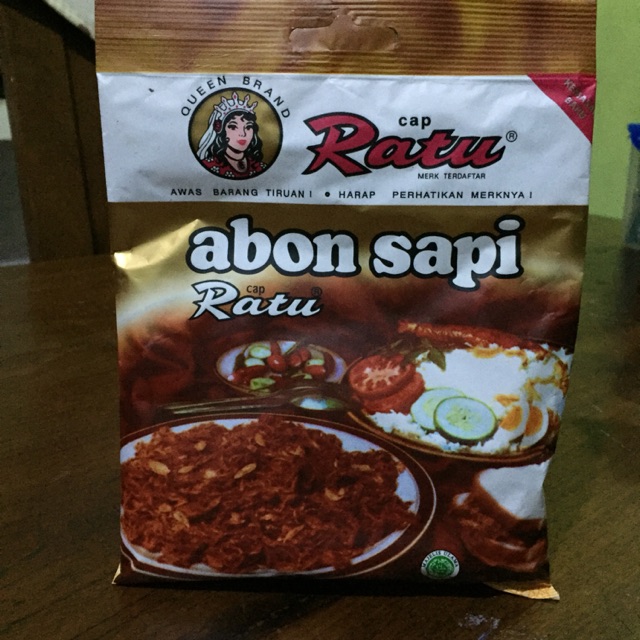 

Abon Sapi Cap Ratu 100gr