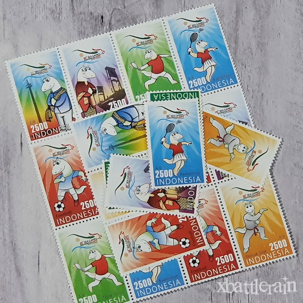 Prangko Kepingan 26th SEA Games Indonesia 2011 [Random]