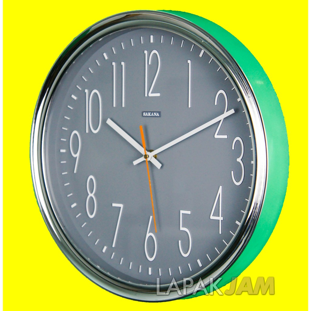 Jam Dinding Dekorasi Rumah Unik Elegan Minimalis Wall Clock SAKANA 450C