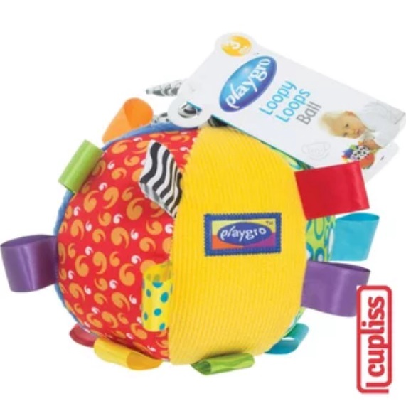 Playgro Loopy Loop Chime Ball 3m+ (Mainan Bayi)