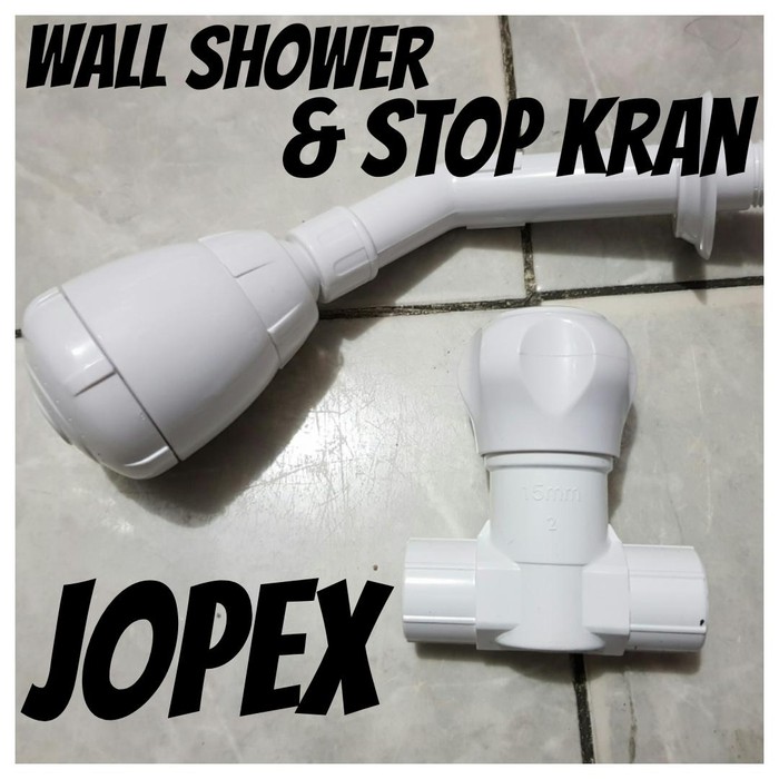 Paket shower tanam dan stop kran merek jopex termurah