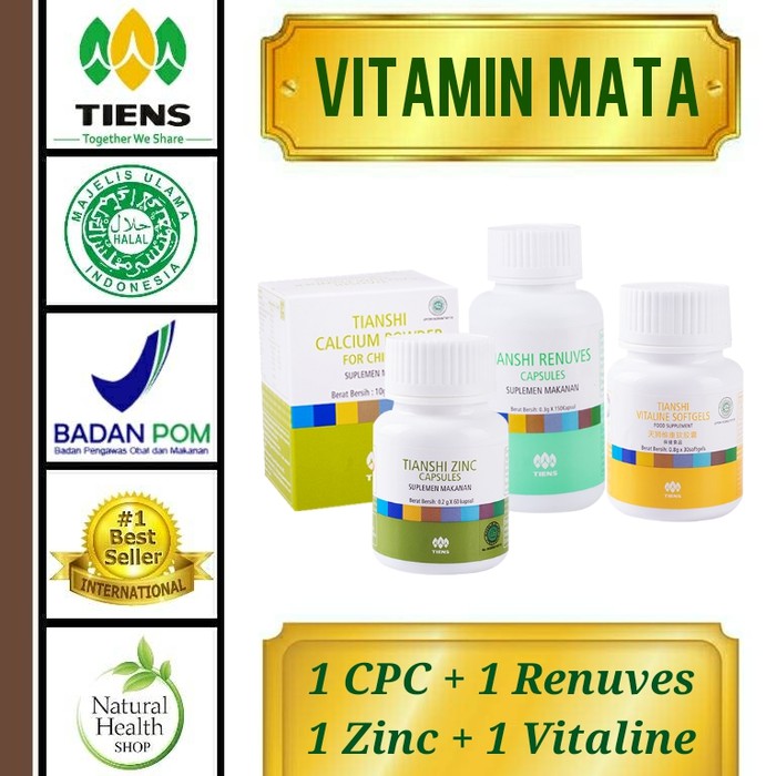 Vitamin Tiens untuk mata/ Terapi mata minus / Mengobati mata minus