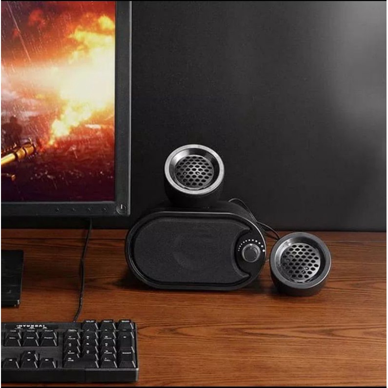 Robot RS170 Speaker PC Gaming - Speaker Robot RS 170 Subwoofer 2.1 CH