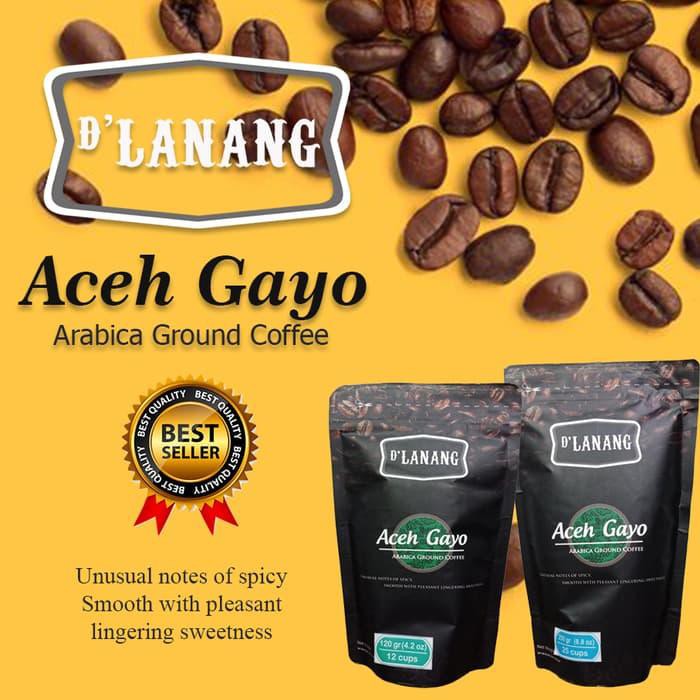 

√ TERLARIS De Lanang Aceh Gayo 250gr | Arabika Kopi Bubuk Asli