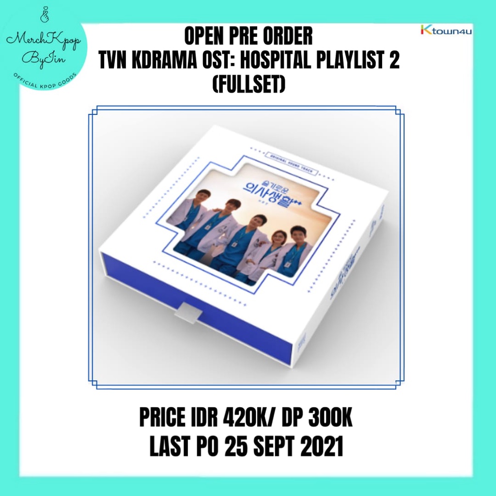 [PELUNASAN] OFFICIAL FULLSET Album OST Kdrama Hospital Playlist season 2 tvN - Ktown