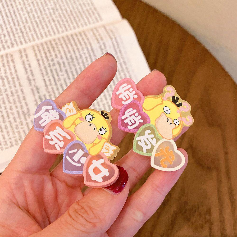 [Elegan] Jepit Rambut Anak Perempuan Mini Simple Lucu Hiasan Kepala Lucu Bebek Jepang Hair Clip