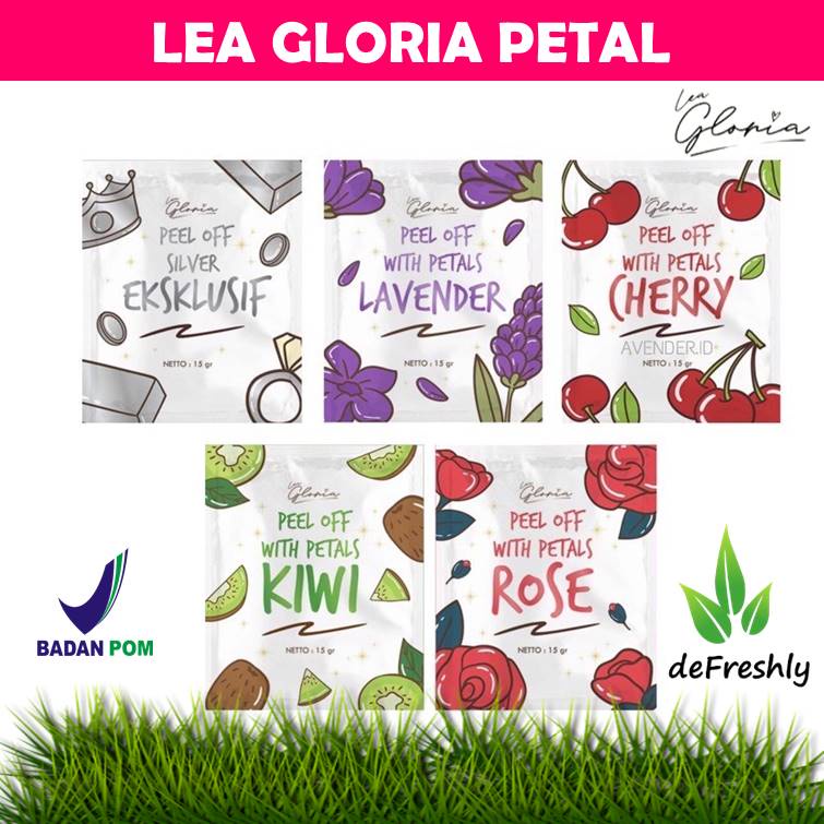 [FREE GIFT] BPOM Peel Off Mask Petals By Lea Gloria 15 gram MASKER PEEL-OFF Lea Gloria Petal