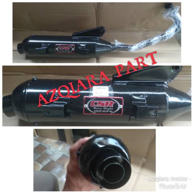Knalpot racing mio sporty model standar bobokan
