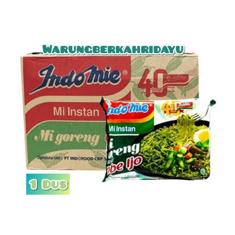 

Indomie Mi Goreng Rasa Cabe Ijo 1 Dus isi 40 Pcs