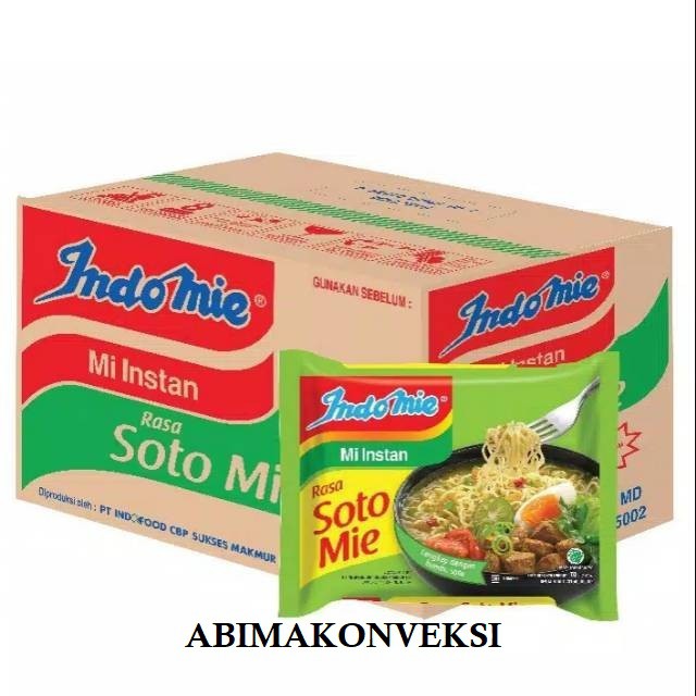 

Indomie Soto Mie Instan 1 DUS