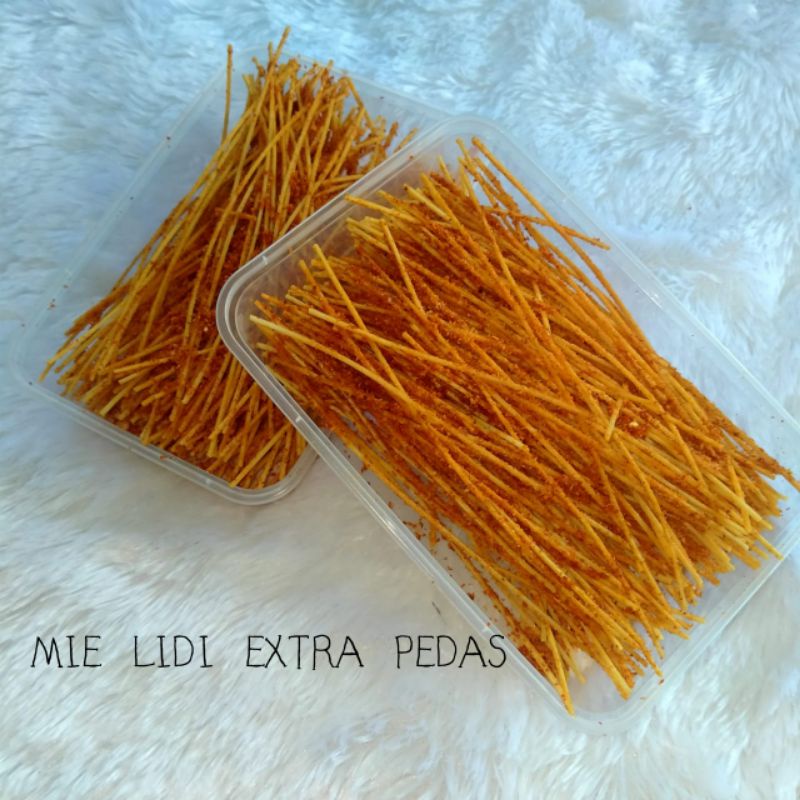 

MIE LIDI JADUL PEDAS BOX kemasan 500ML
