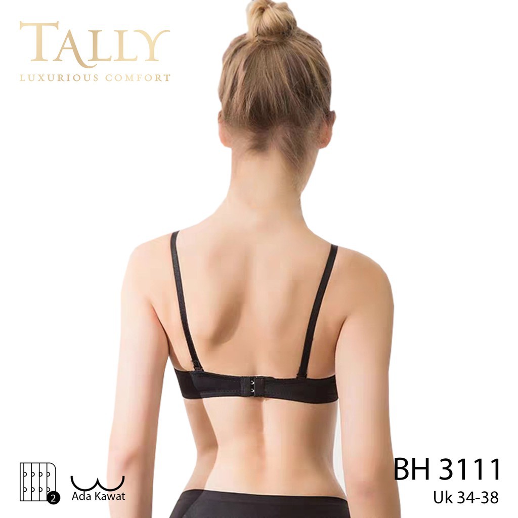 BH TALLY 8818 BRA BUSA 1/2 CUP BUSA TIPIS ADA KAWAT BAHAN NYAMAN